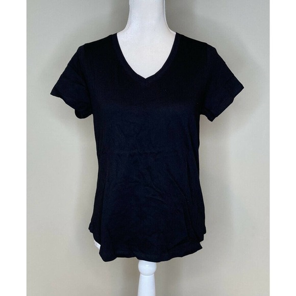Old Navy Tops - NEW Old Navy V Neck T Shirt Size Small Women’s Black Short Sleeve